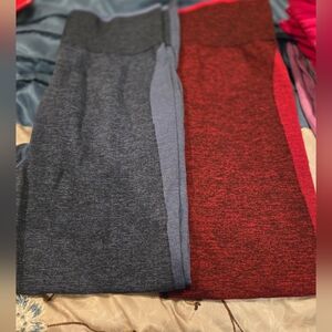 Pink Seamless Leggings size Large